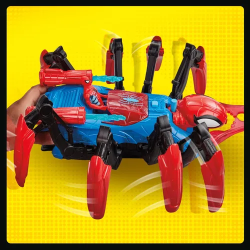 Vista 11 de Marvel Spider-Man Car Playset con función de explosión y figura de acción para niños a partir de 4 años