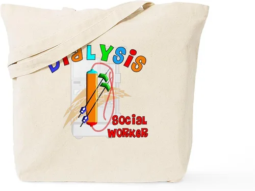 Vista 9 de CafePress Dialysisisabigpain - Bolsa de lona natural, bolsa de compras de tela, Caqui