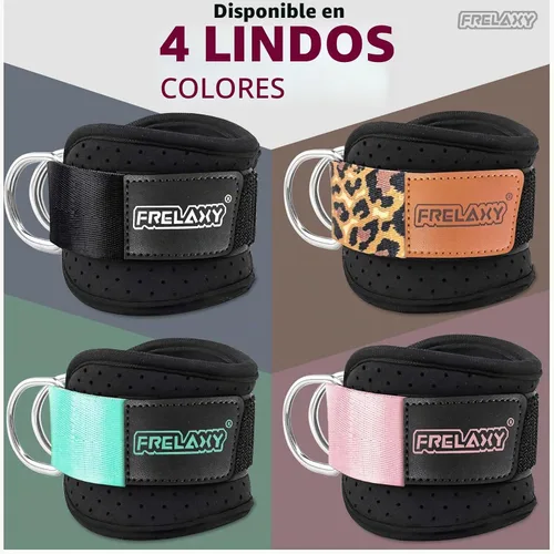 Vista 7 de Frelaxy Correas para Tobillo para Máquina de Cable – Correas para Piernas Cómodas y Duraderas para Patadas Traseras, Entrenamientos de Glúteos
