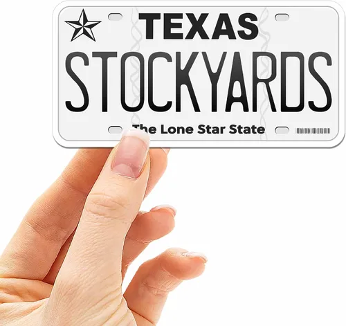 Vista 22 de Calcomanía para placa de matrícula de Texas, elige entre más de 50 ciudades de TX, calcomanía para parachoques de Texas para automóvil, calcomanías