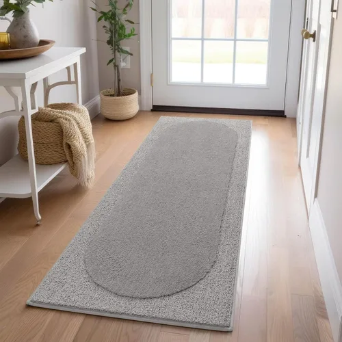 Vista 11 de DEXDE - Alfombra antideslizante para baño, ducha, 24 x 16 pulgadas, color beige