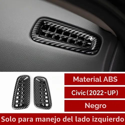 Vista 2 de Calcomanías para cubierta de ventilación de salida de aire de automóvil para Honda Civic 2022-2026, accesorios de 11ª generación, calcomanías