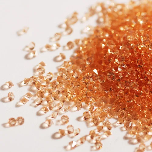 Vista 26 de 5000 cuentas de diamantes de imitación de cristal de diamante ultra mini de 0.044 pulgadas con parte trasera plana, cristales iridiscentes, brillo