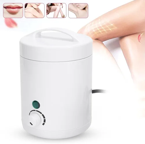 Vista 6 de Calentador de cera, calentador de cera para depilación, mini calentador de cera multiusos para mujeres y hombres, máquina de cera de parafina