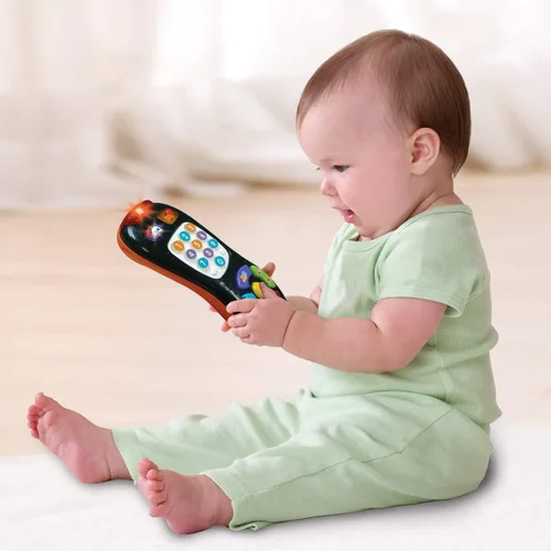 Vista 3 de VTech Control remoto Click and Count (embalaje sin frustraciones), negro, 2.95 x 6.69 x 1.38 pulgadas