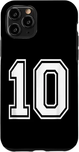 Vista 29 de Number 10 Varsity Style Bold Sports Birthday Case for iPhone 17