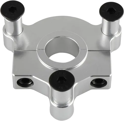 Vista 9 de Silver 1" 25mm / 1.5" 38mm Adaptador CNC se adapta a bicicletas motorizadas de 49 cc, 50 cc, 66 cc, 80 cc