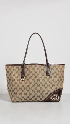 Vista 2 de Gucci Bolso Britt Pre-Loved para mujer, lona Gg