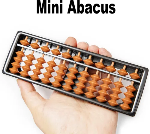 Vista 2 de Digital Standard Abacus-7.0 in-Calculadora profesional de soroban de 11 columnas (herramienta funcional y educativa)