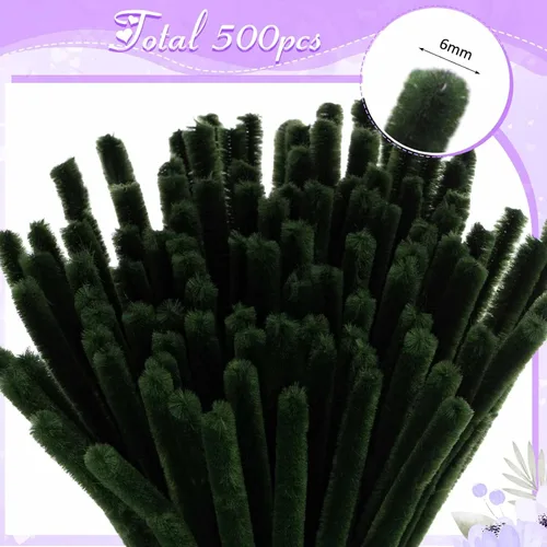 Vista 4 de Peryiter - Paquete de 500 unidades de limpiador de tuberías, color flor