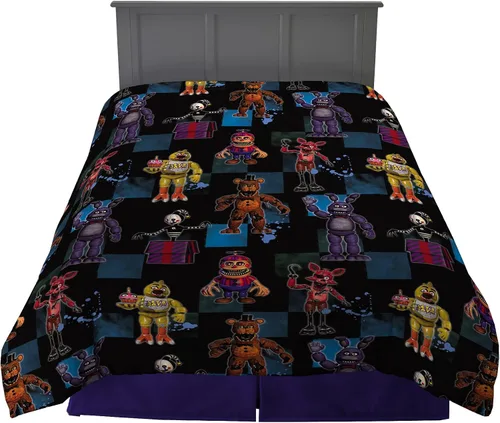 Vista 10 de Franco Ropa de cama para niños, edredón de microfibra suave, individual, Hello Kitty