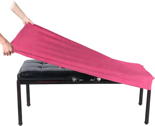 Vista 24 de SINOSSO Funda de terciopelo suave para banco de piano para 2 personas, (27.5"- 36.5") L x (12"- 16") A rectángulo elástico lavable funda protectora