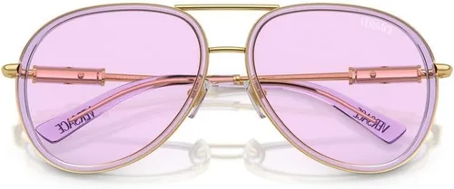 Vista 3 de Versace VE 2260 - Gafas de sol unisex color lilavioleta claro 6016140, Lila transparenteVioleta claro
