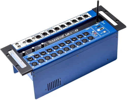 Vista 4 de Soundcraft Ui24R 24 Entrada Digital Mezclador W/Wifi+App Control Ui 24R+Dbx Crossover - Negro