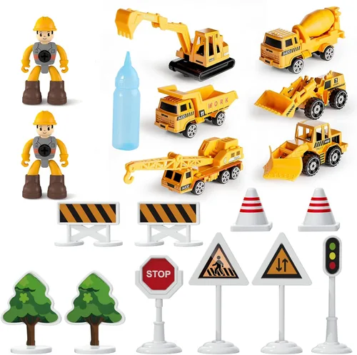 Vista 9 de Avión de carga de transporte, juego de juguetes de avión temáticos grandes, juego de vehículos de juguete educativo con sonido y luz de humo, avión