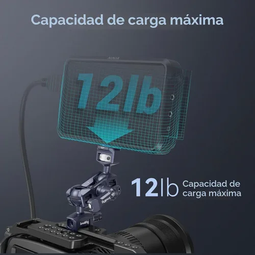 Vista 6 de SMALLRIG Brazo mágico articulado con abrazadera NATO y tornillo de 1/4"-20