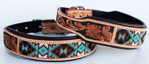 Vista 5 de ProRider Collar de perro de cachorro 100% de cuero de vaca hecho a mano de 9 a 13 pulgadas 6064TL