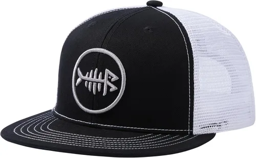 Vista 25 de BASSDASH Gorra de Camionero de Ala Plana Ajustable con Snapback y Malla para Hombres y Mujeres