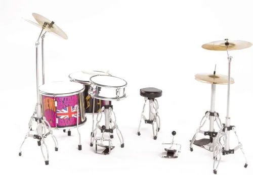 Vista 2 de FanMerch Keith Moon Pictures of Lily Tribute Drum Set Miniatura Coleccionable