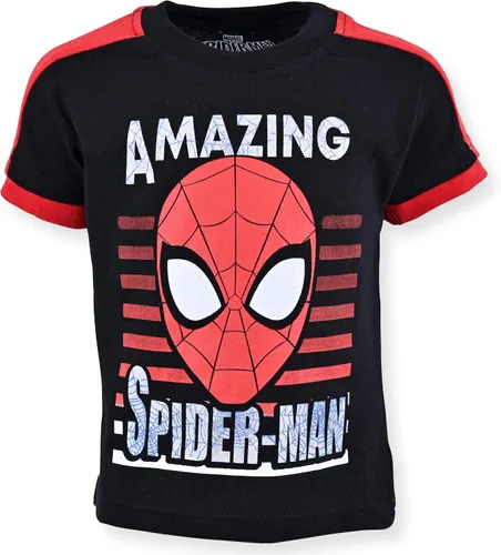 Vista 3 de Marvel Spider-Man - Paquete de 3 camisetas de manga corta para niños pequeños y grandes