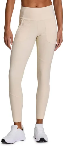 Vista 4 de Avalanche Pantalón combinado elástico tejido frontal de punto ajustado con bolsillos para mujer