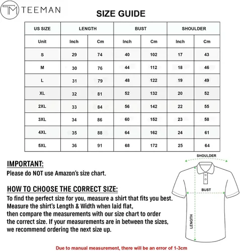 Vista 7 de TEEMAN Camisetas de golf divertidas personalizadas para hombres, camisetas de golf locas para hombres, divertidas camisas de golf polo de manga