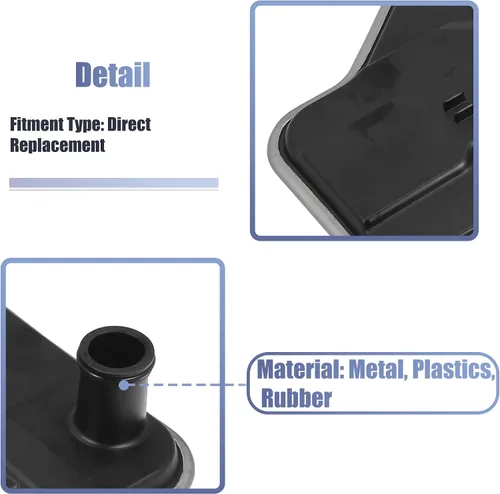 Vista 4 de X AUTOHAUX 1 unids No.2222772000 Transmisión Filtro de Aceite Pan para Mercedes-Benz E350 2014-2016