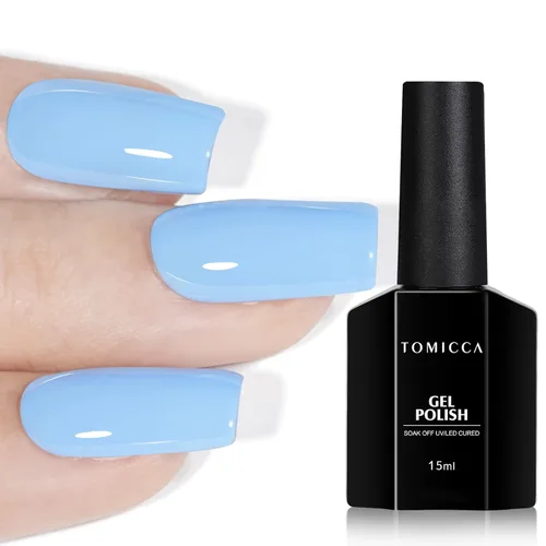 Vista 41 de TOMICCA Esmalte de uñas de gel marrón café, 0.5 onzas líquidas, esmalte de uñas de secado con LED UV para arte de uñas, manicura en casa, otoño e