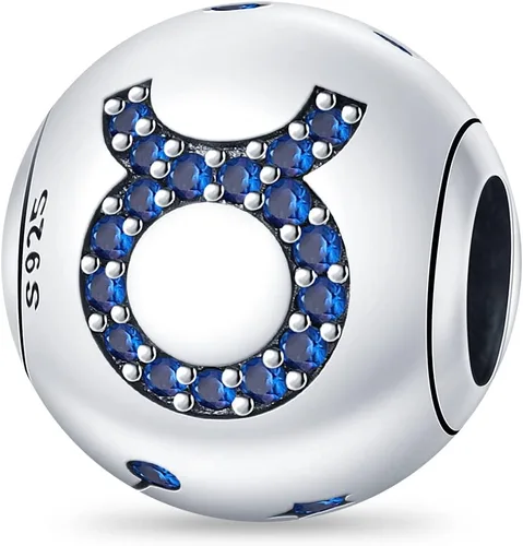 Vista 55 de Pandach 12 dijes de cumpleaños con signo del zodiaco de plata de ley 925 con piedra natal para mujer, pulsera, collar, pulsera, regalo para mujeres