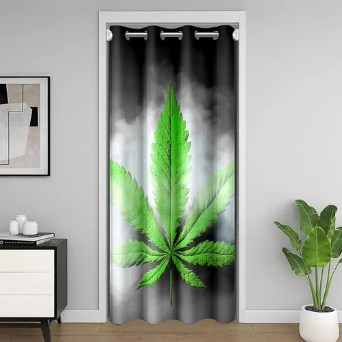 Vista 17 de Erosebridal Cortina de puerta de teñido anudado, cortina opaca bohemia, cortina exótica abstracta en espiral, elegante cortina hippie para puerta