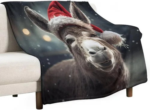 Vista 45 de Mantas suaves y mantas para sofá, casa de Navidad y pan de jengibre, manta de microfibra suave y acogedora manta de microfibra para hombre, casa