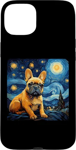 Vista 9 de Van Gogh Dog French Bulldog Case for iPhone 17