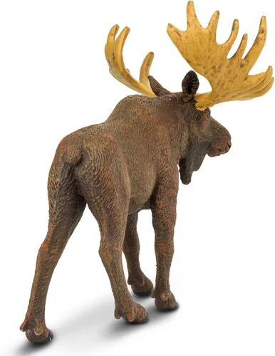 Vista 7 de Safari Ltd. Figura de alce – Figura de animal realista de 5 pulgadas – Juguete educativo para niños, niñas y niños a partir de 1 año
