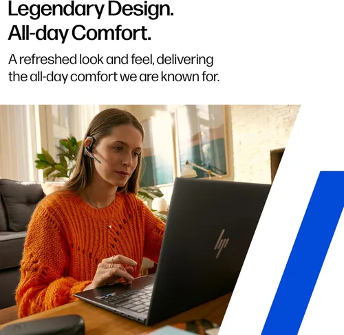 Vista 4 de Poly Voyager Legend 30 - Auriculares Bluetooth con micrófono - Boom discreto y 4 micrófonos con cancelación de ruido - Tecnología WindSmart