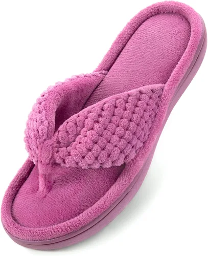 Vista 9 de ULTRAIDEAS - Sandalias Flip Flop para mujer de espuma con memoria para usar en casa