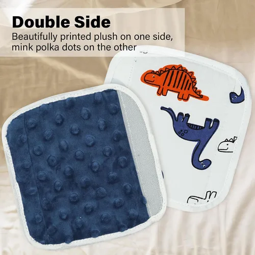 Vista 4 de Funda para correa de bebé para niños, 2 fundas para cinturón de seguridad de automóvil, protector de almohadilla para el cuello para niños recién