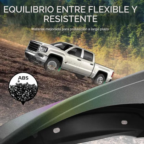 Vista 6 de YHTAUTO Protectores contra salpicaduras de barro para GMC Sierra