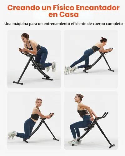 Vista 2 de VEVOR AB Workout Machine, Ab Workout Equipment at Home Gym, Core & Abdominal Trainers for Women, 440 lbs Weight Capacity Strength Training Ab