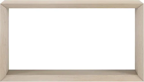 Vista 4 de Henn&Hart Mesa de consola rectangular de madera de 55 pulgadas, mesa de sofá con estante de madera para entrada, sala de estar, sofá, pasillo u