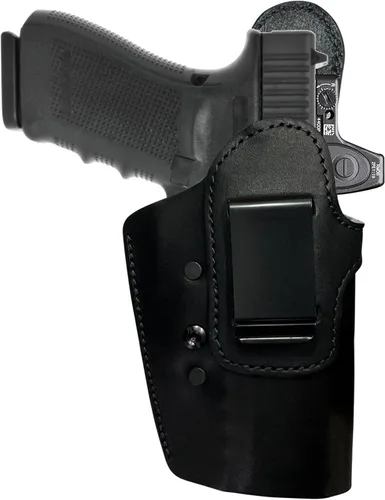 Vista 38 de Urban Carry LockLeather IWB RMR/RDS Holster - Right Handed Secure & Comfortable Leather/Polymer Hybrid Design for Optimal Comfort Compatible with