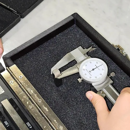 Vista 4 de HFS (Tm) calibre de dial de cuatro vías, de acero inoxidable, entre 0 y 6 pulgadas, de 0.001 pulgadas, nueva característica a prueba de impactos