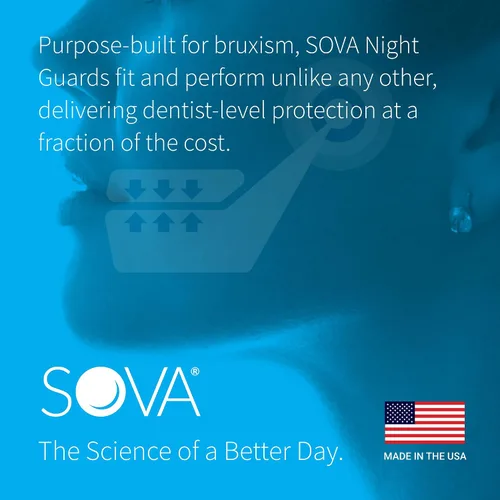 Vista 13 de SOVA Night Guard SOVA AERO 1.6mm Night Guard Custom-Fit Dental Botter Guard, Sólo guardia de la boca