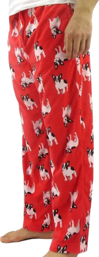 Vista 3 de ROCK ATOLL Pantalones de pijama de forro polar suave y cálido para hombre