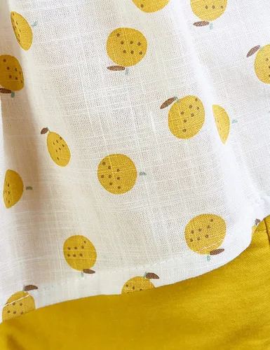 Vista 8 de Hipea Ropa de verano para bebés y niñas pequeñas, camisola con volantes, lunares y pantalones cortos casuales, ropa para recién nacida