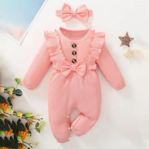 Vista 4 de Ropa para niñas pequeñas, traje de escalada de dos piezas, traje de escalada T4 de manga larga para niñas pequeñas