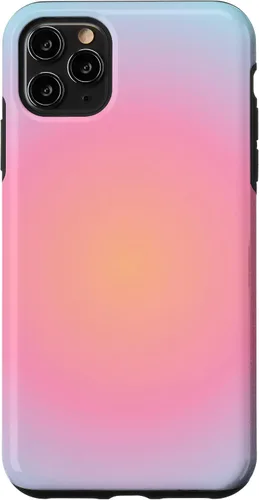 Vista 13 de Gradient Cute Aura Aesthetic Multicolor Moda Mujeres Caso para iPhone 17