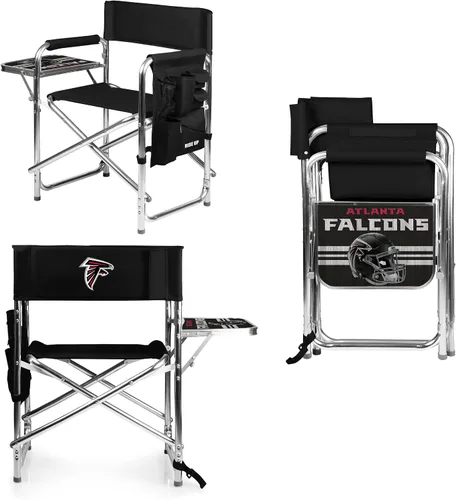 Vista 42 de Picnic TIME NFL Unisex-Adult NFL Sports Chair with Side Table, Beach Chair, Camp Chair for Adults