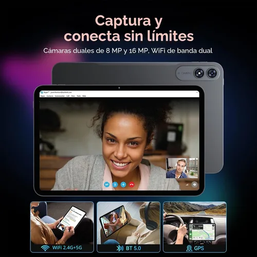 Vista 8 de 13.4 pulgadas Las mejores tabletas Android 15 de 2025 con teclado y lápiz, pantalla grande de 13+ pulgadas Tablet PC 2 en 1 con estuche, lápiz