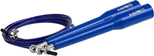 Vista 4 de Cuerda de saltar de cable de grado profesional con rodamientos de bolas de metal y una funda de transporte gratis, ideal para dominar dobles bajos