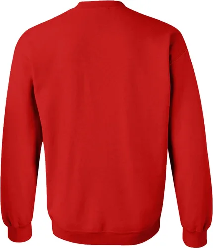 Vista 2 de Haciendo un puño, comprobándote dos veces, sudadera unisex de hockey con cuello redondo